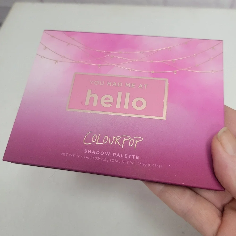 NEW No Box Colourpop You Had‎ Me At Hello Eyeshadow Palette 12 Shades